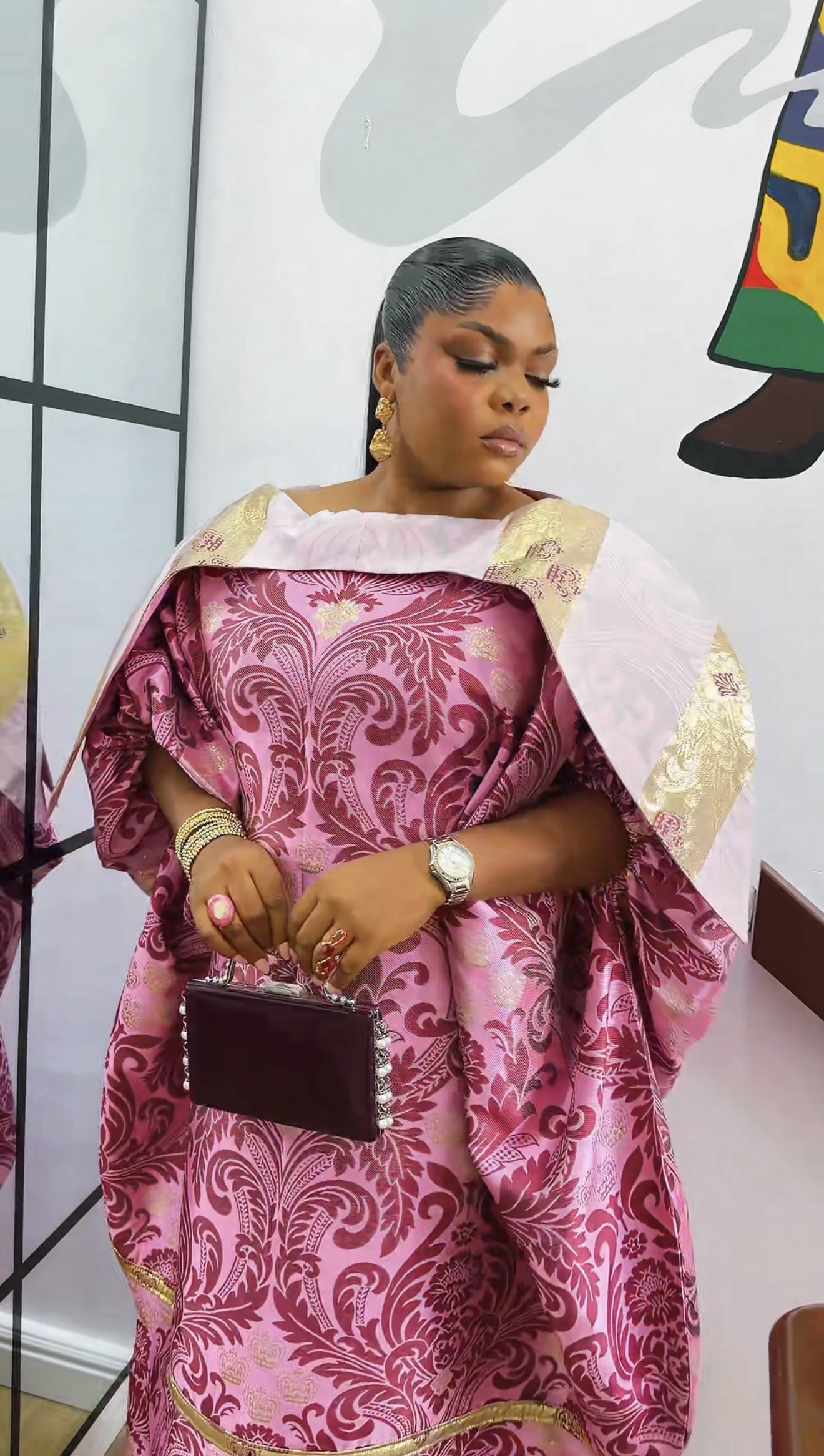 The Ara Damask Dress